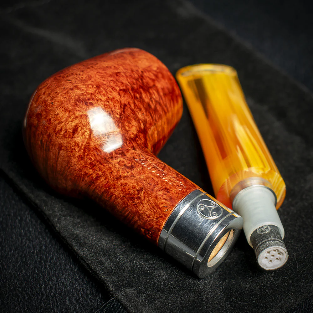 Rattray's Monarch Light 9mm Briar Smoking Pipe - Shape 18 - Image 4