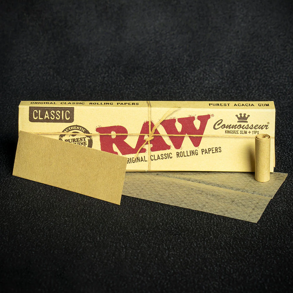RAW King Size Slim Rolling Papers Classic - Bundle of 2 - Image 2