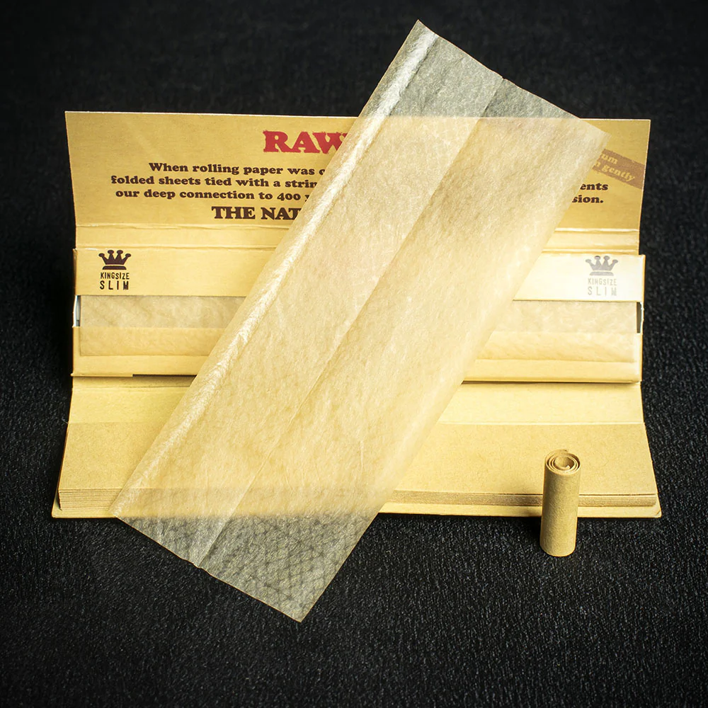 RAW King Size Slim Rolling Papers Classic - Bundle of 2 - Image 3