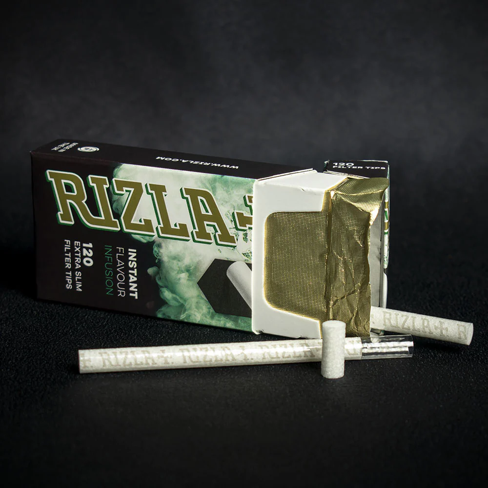 Rizla Menthol Extra Slim Filter Tips - 120 Pack - Image 2