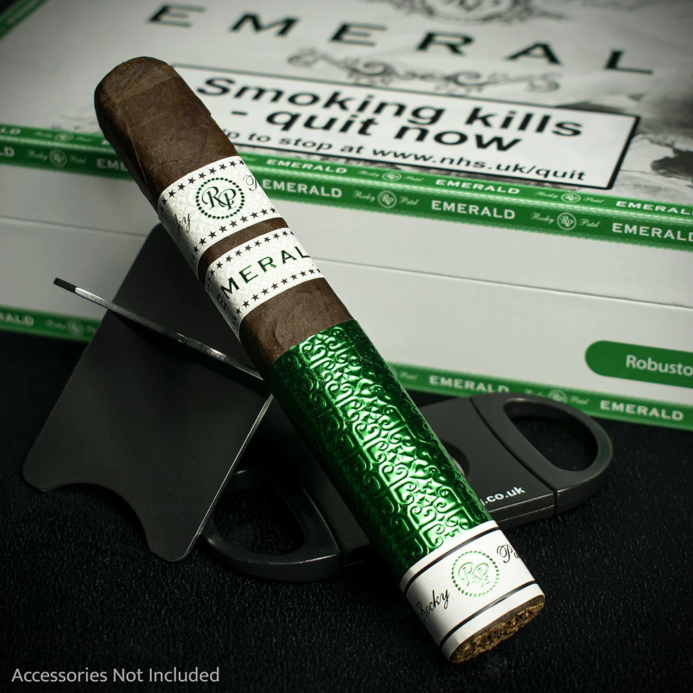 Rocky Patel Emerald Robusto Cigars - Box of 20 - Image 2