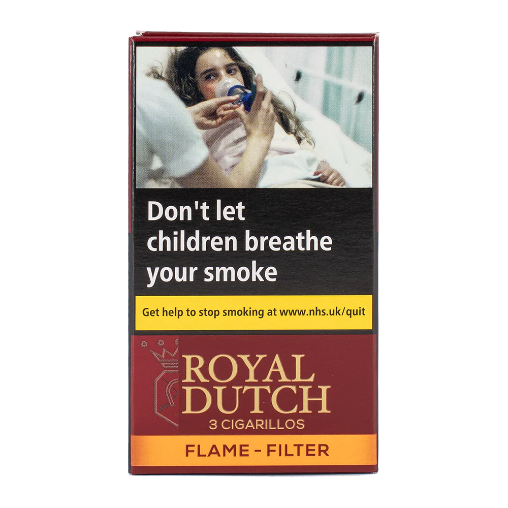 Royal Dutch Flame Filter - 3 Pack Cigarillo Experience