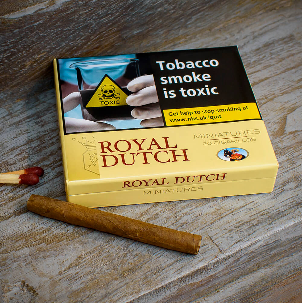 Royal Dutch Gold Miniatures Cigarillos - Pack of 20