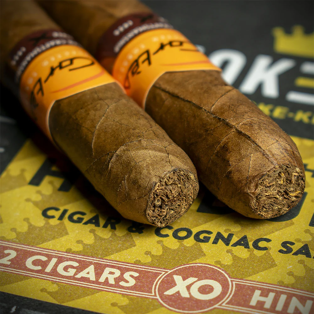 J. Cortes Honduran Tubed Cigars & Hine Cigar Reserve Cognac 5cl Miniature - Sample Bag - Image 4