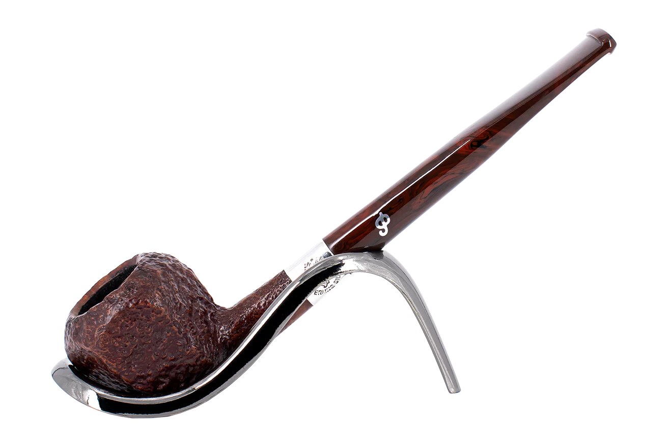 Peterson of Dublin Irish Harp Sandblasted Smoking Pipe - Shape 3085