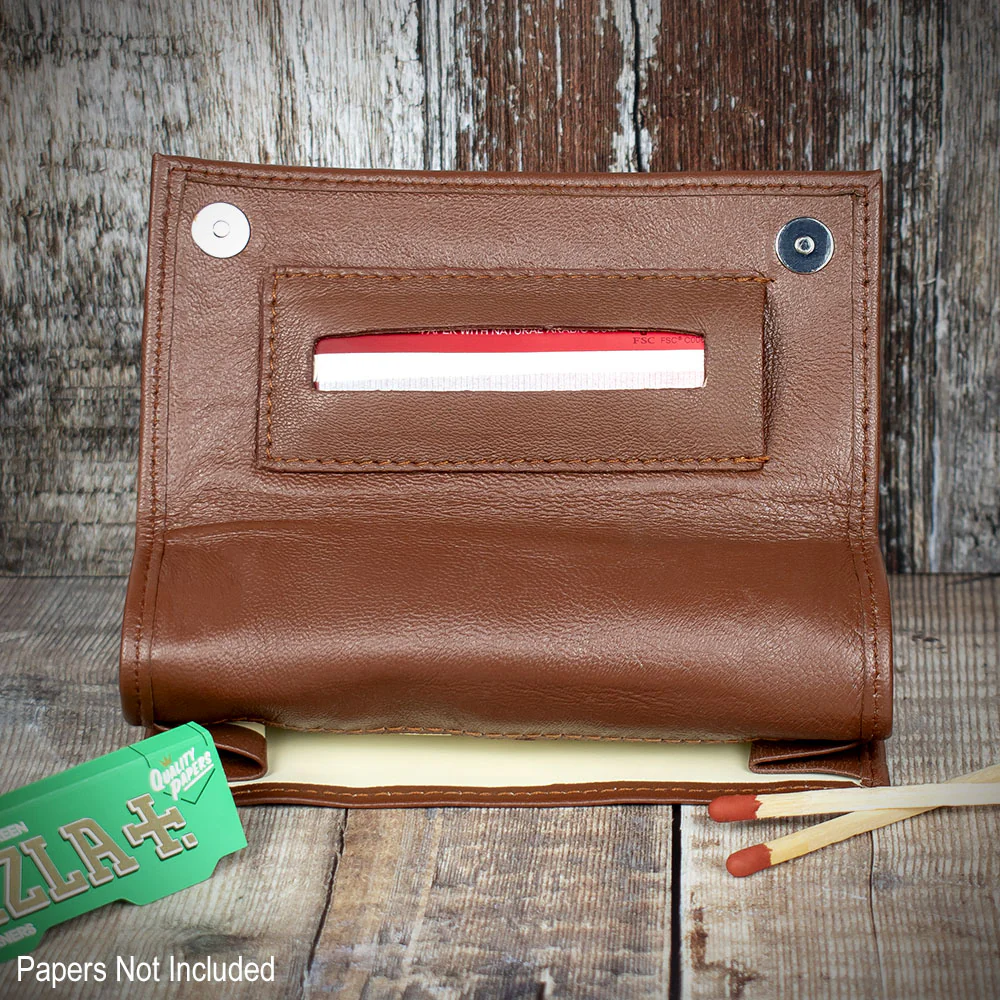 Sarome Leather Handrolling Pouch - Tan PO25T - Image 3
