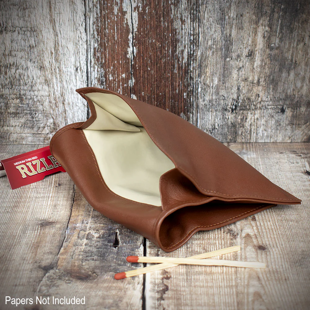 Sarome Leather Handrolling Pouch - Tan PO27T - Image 3
