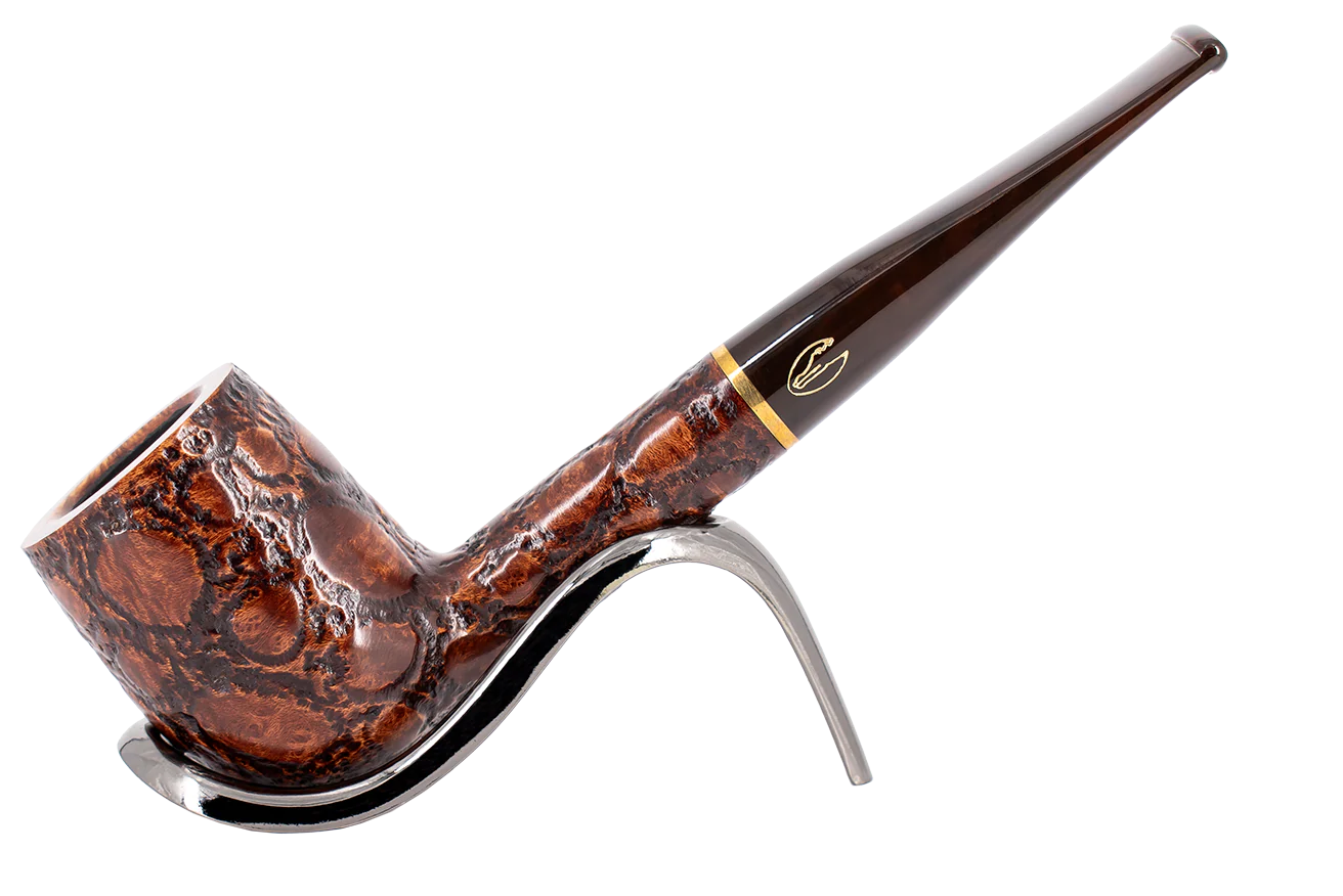 Savinelli Alligator Brown 6mm Briar Smoking Pipe - Shape 111
