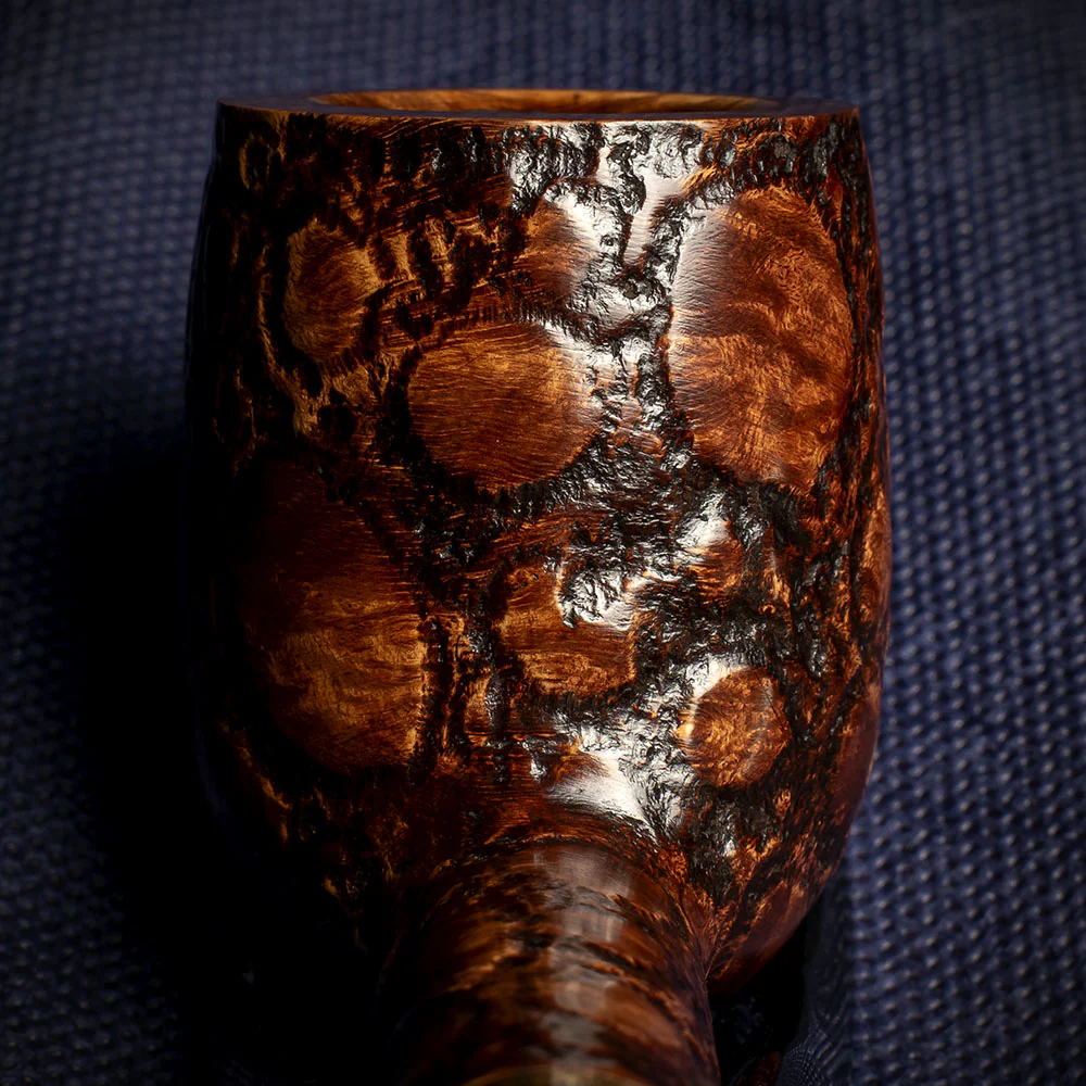 Savinelli Alligator Brown 6mm Briar Smoking Pipe - Shape 111 - Image 7