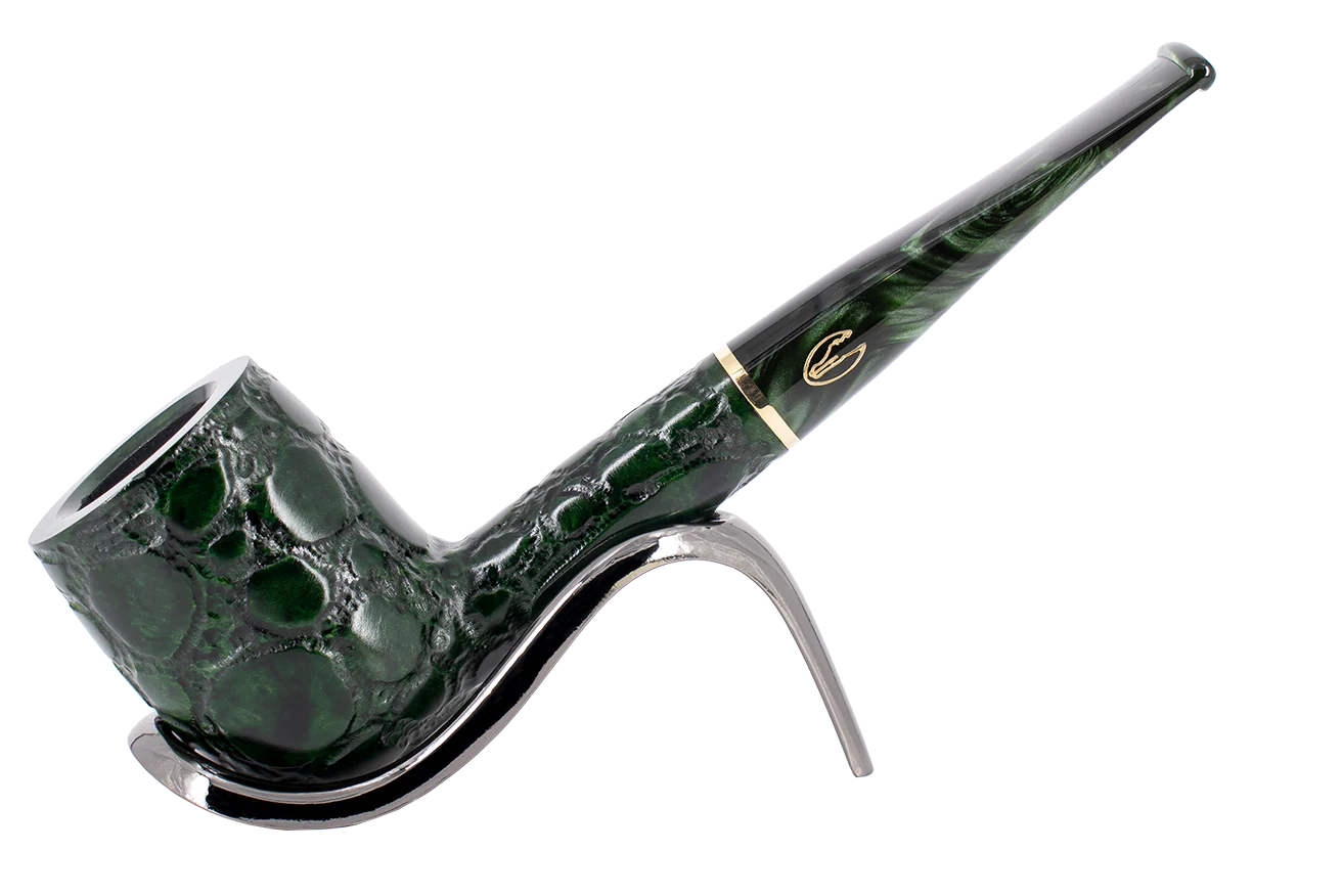Savinelli Alligator Green 6mm Briar Smoking Pipe - Shape 111