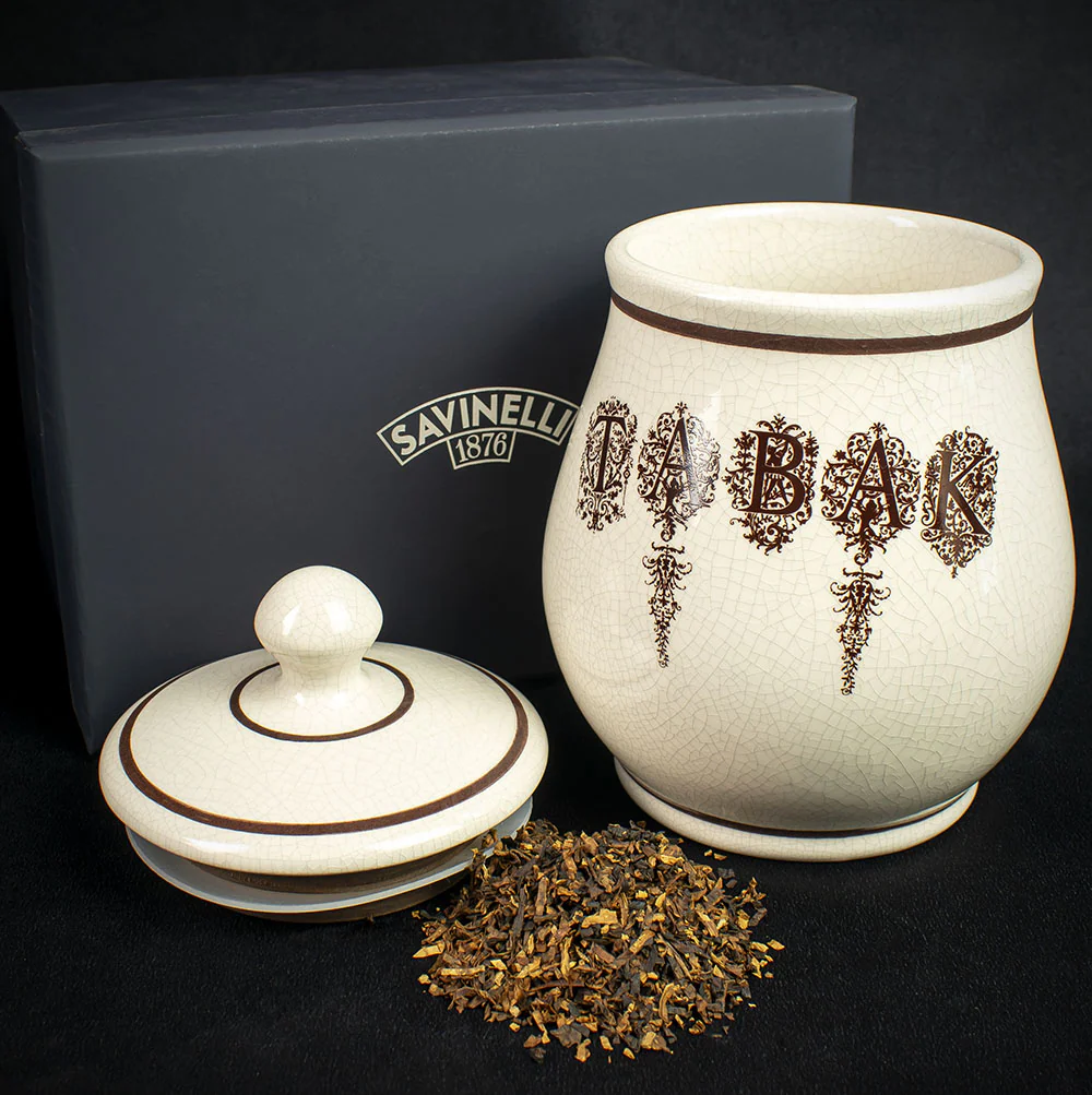 Savinelli Antico Ceramic Pipe Tobacco Jar - Tabak - Image 2
