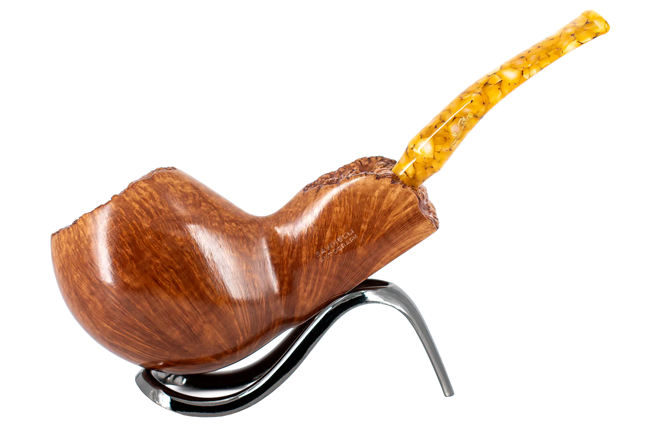 Savinelli Autograph (Limited Edition) 000 Smooth Natural Briar Pipe - 01