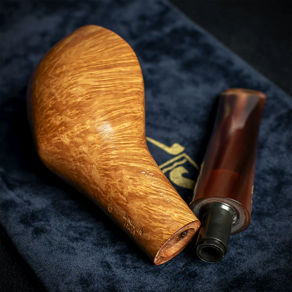 Savinelli Autograph (Limited Edition) 6 Smooth Natural Briar Pipe - 04 - Image 4