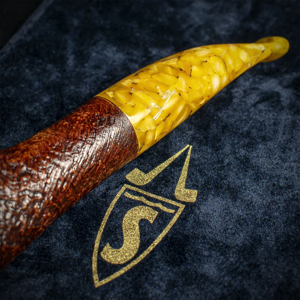 Savinelli Autograph (Limited Edition) Sandblast Brown Briar Pipe - 02 - Image 6
