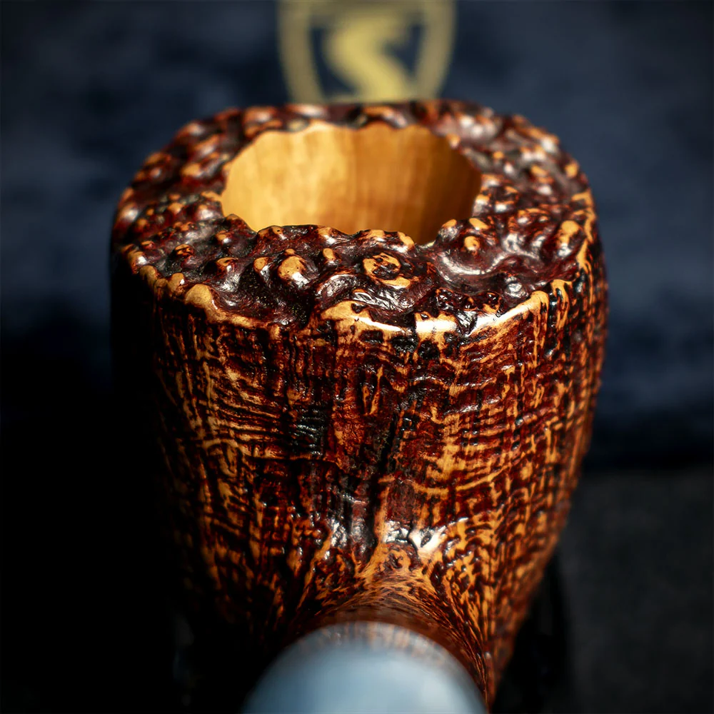Savinelli Autograph (Limited Edition) Sandblast Brown Briar Pipe - 09 - Image 7