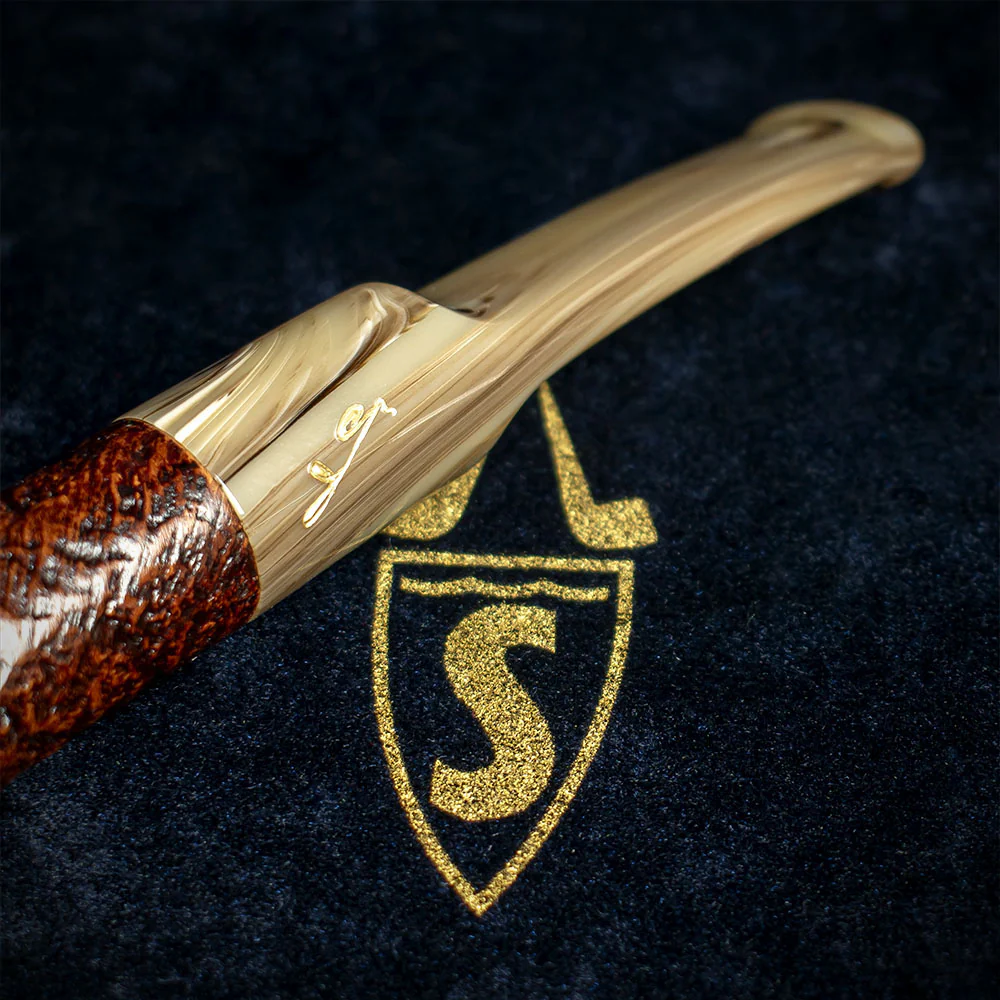 Savinelli Autograph (Limited Edition) Sandblasted Black Briar Pipe - 01 - Image 6