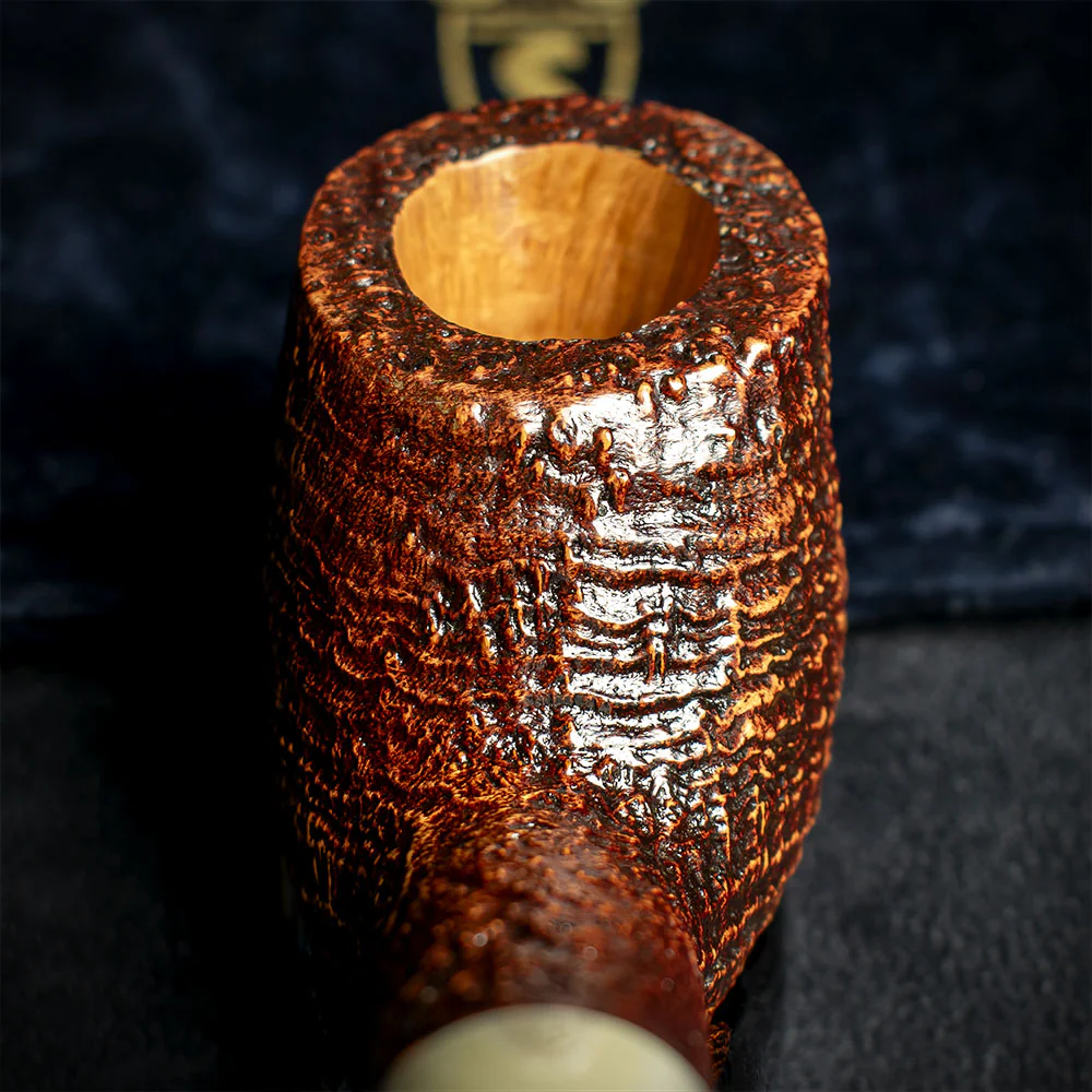 Savinelli Autograph (Limited Edition) Sandblasted Black Briar Pipe - 05 - Image 7