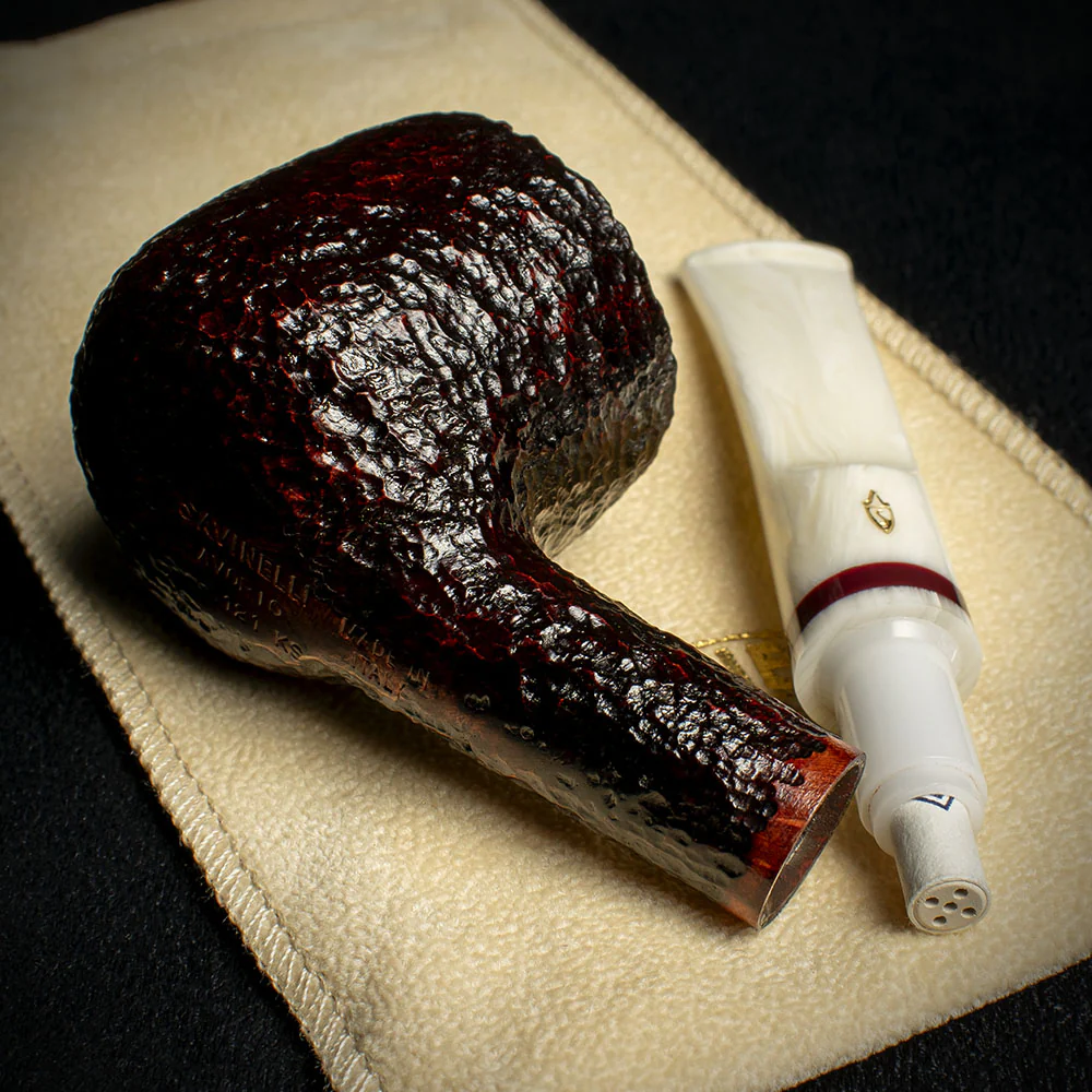 Savinelli Avorio Rustic Brown 121 - 6mm Briar Pipe - Image 4