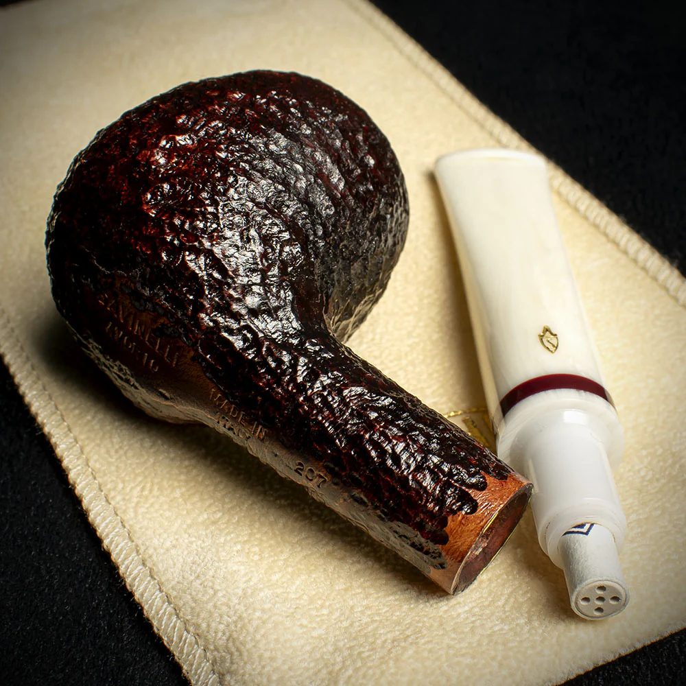 Savinelli Avorio Rustic Brown 207 - 6mm Briar Pipe - Image 4