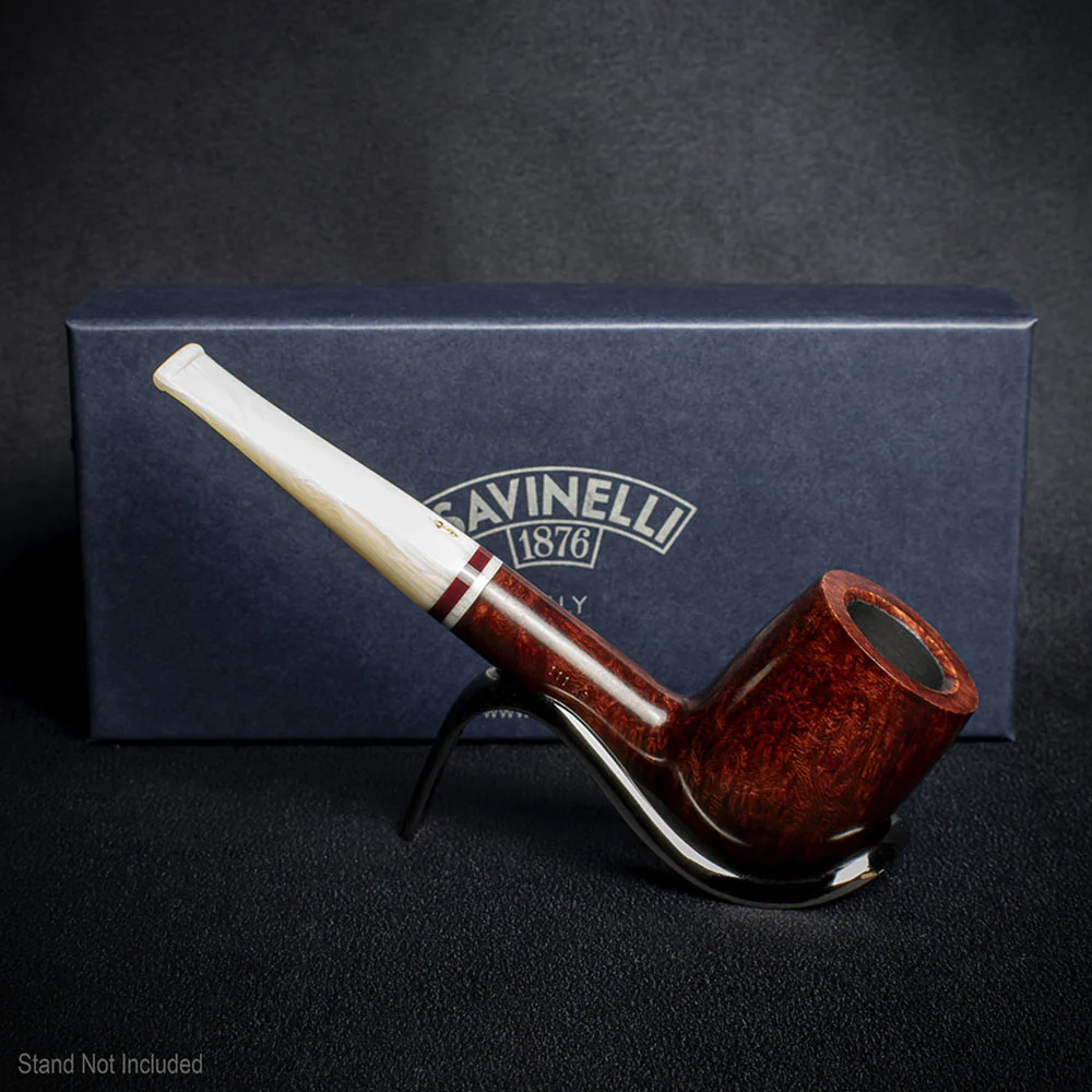 Savinelli Avorio Smooth Burgundy 111 - 6mm Briar Pipe - Image 3