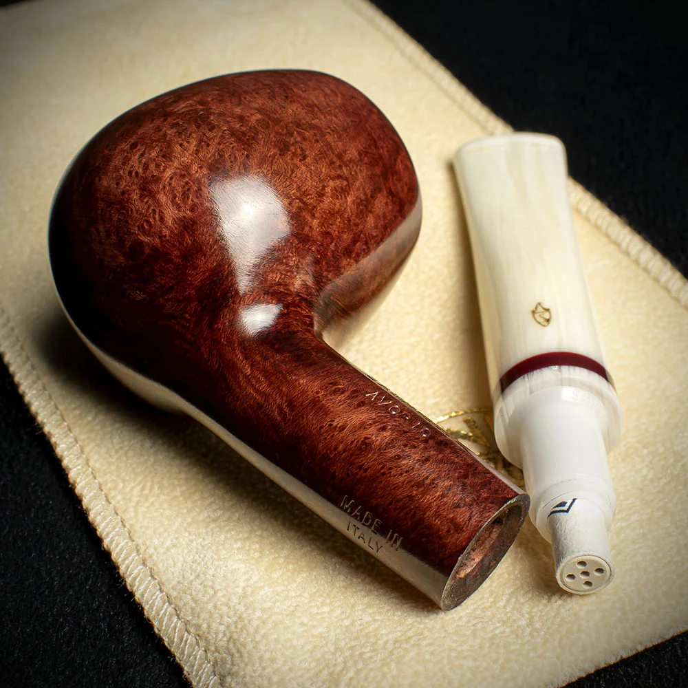 Savinelli Avorio Smooth Burgundy 207 - 6mm Briar Pipe - Image 4