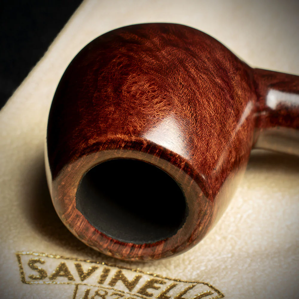Savinelli Avorio Smooth Burgundy 207 - 6mm Briar Pipe - Image 5