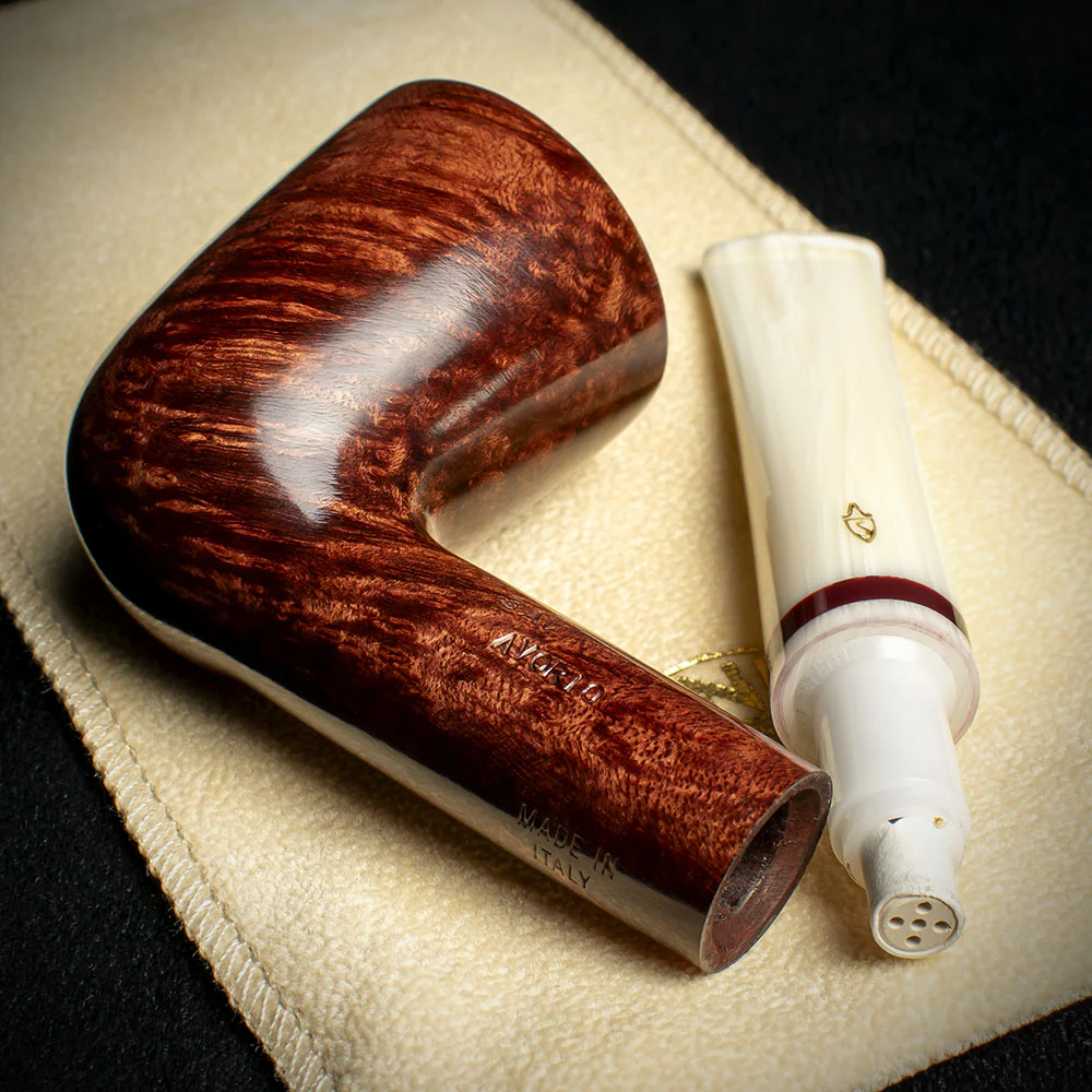 Savinelli Avorio Smooth Burgundy 409 - 6mm Briar Pipe - Image 4