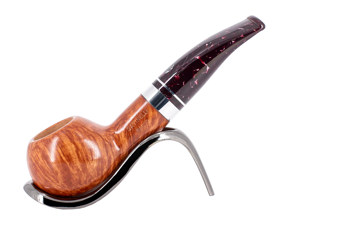 Savinelli Bacco Smooth Natural 321 - 6mm Briar Pipe