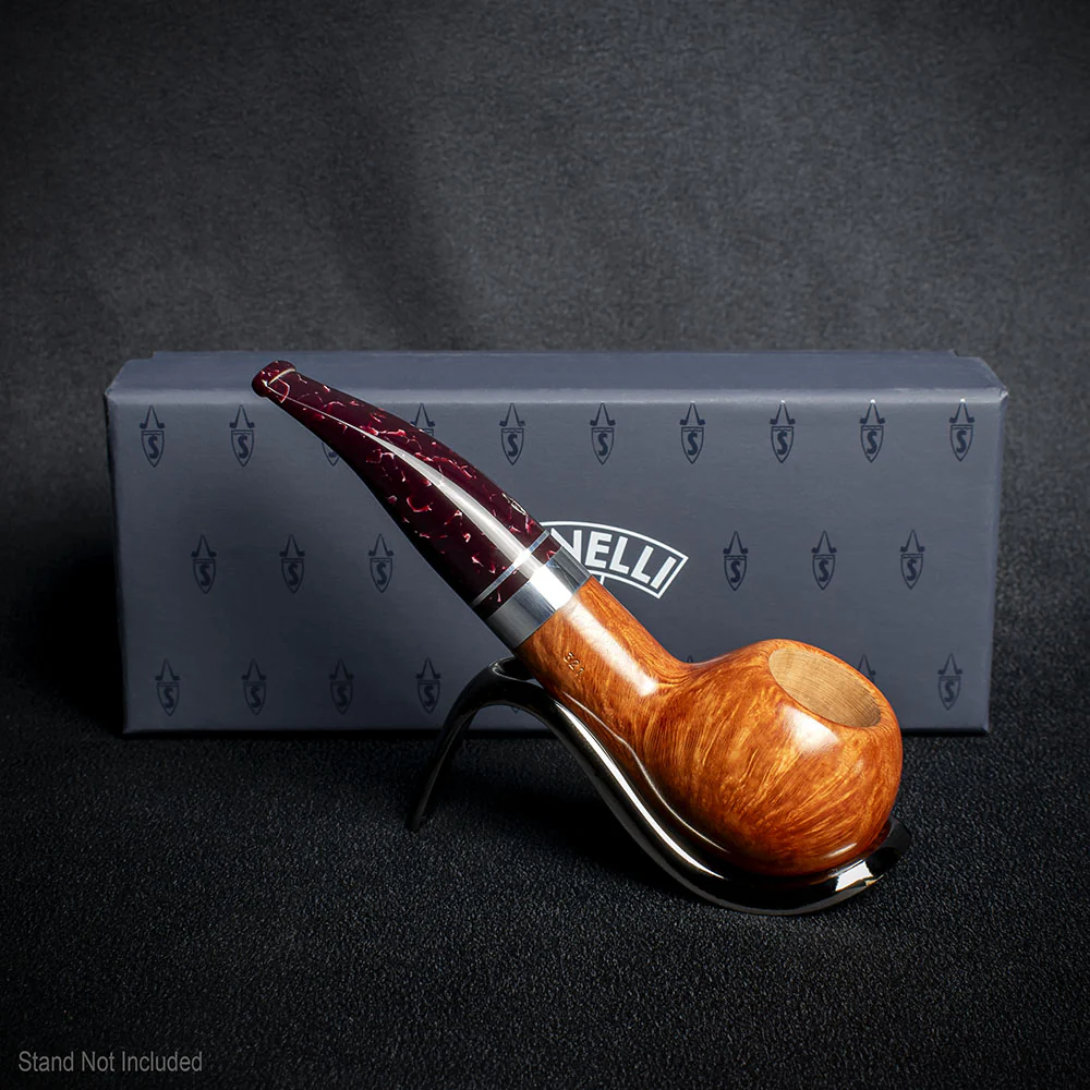 Savinelli Bacco Smooth Natural 321 - 6mm Briar Pipe - Image 3