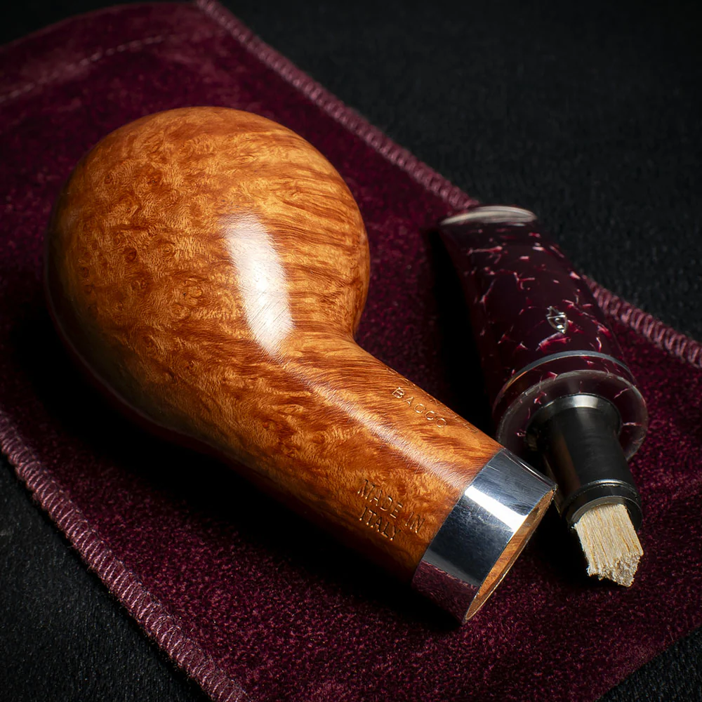 Savinelli Bacco Smooth Natural 321 - 6mm Briar Pipe - Image 4