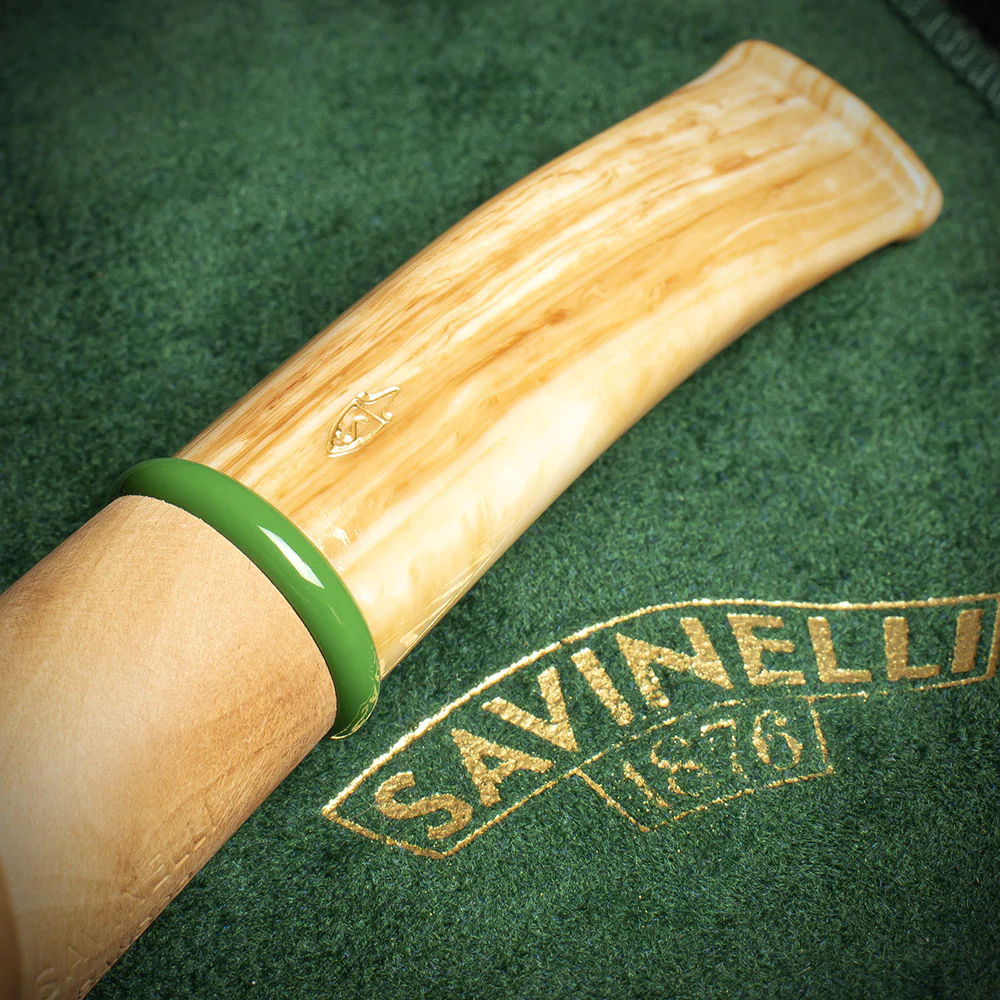 Savinelli Bamboo Rusticated Natural 626 - 6mm Briar Pipe - Image 6