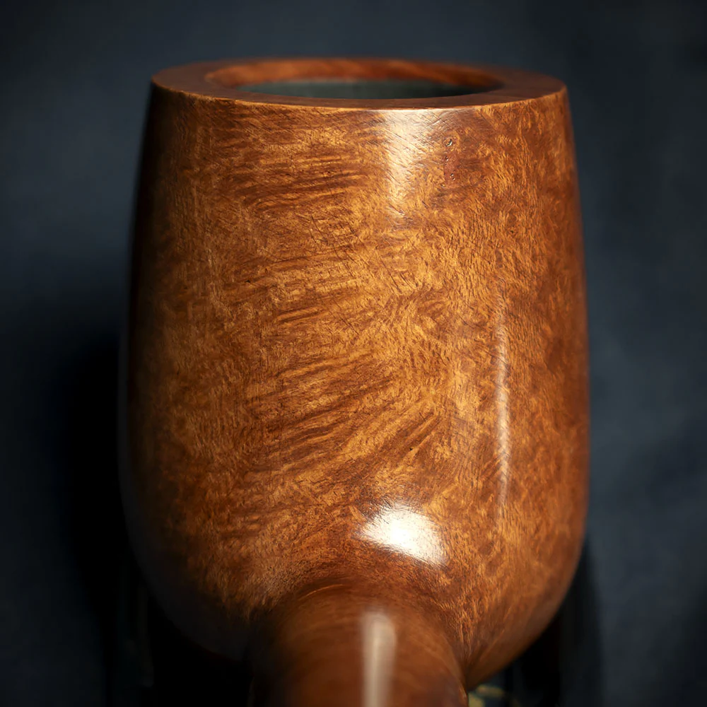 Savinelli Brown Smooth Churchwarden Briar Pipe - Shape 104 - Image 7
