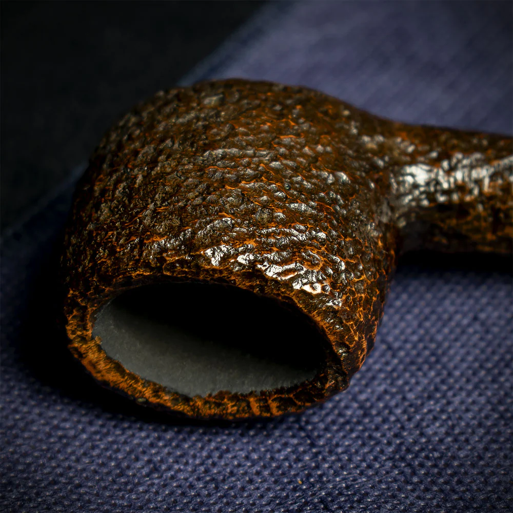 Savinelli Brownblast Churchwarden Briar Pipe - 901 6mm - Image 5