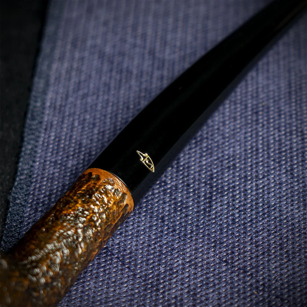 Savinelli Brownblast Churchwarden Briar Pipe - 901 6mm - Image 6