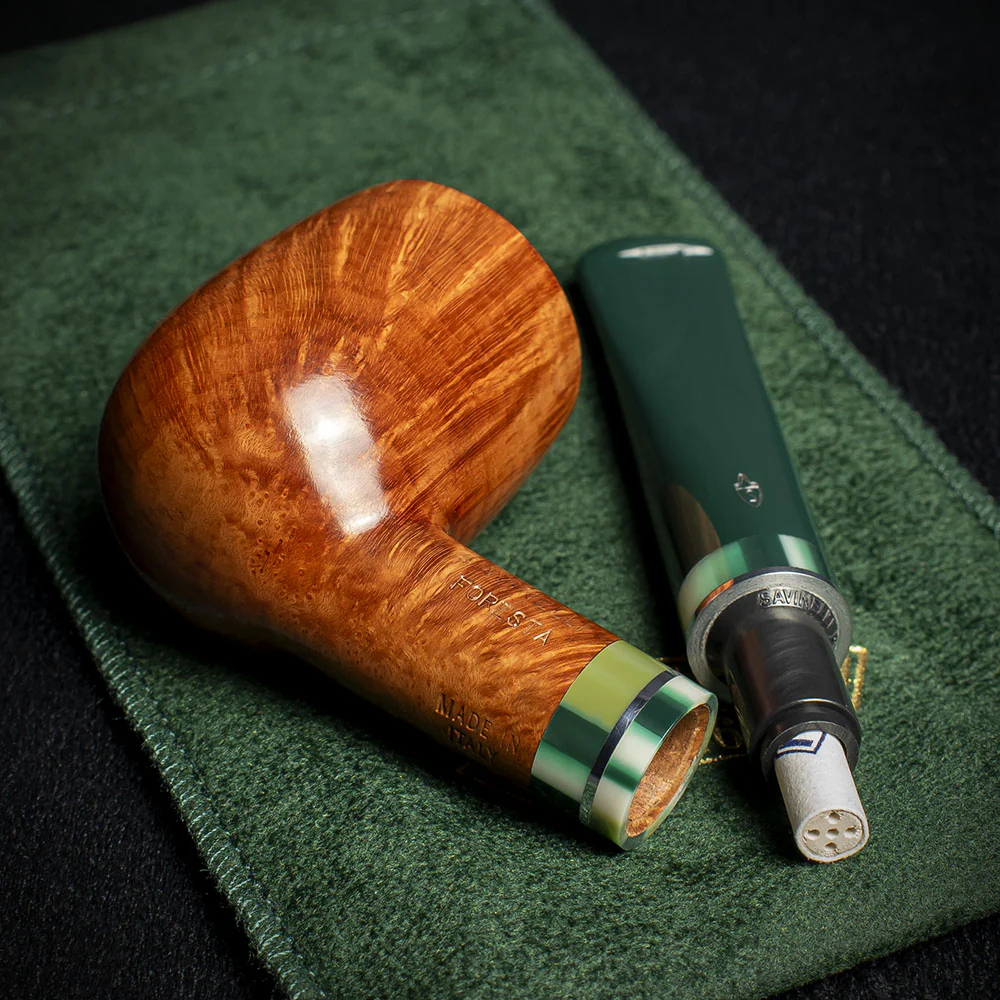 Savinelli Foresta Smooth Natural 106 - 6mm Briar Pipe - Image 4