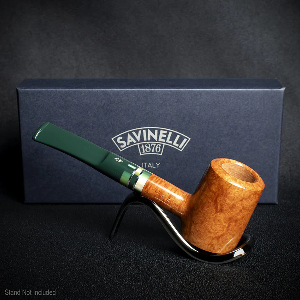 Savinelli Foresta Smooth Natural 310 - 6mm Briar Pipe - Image 3