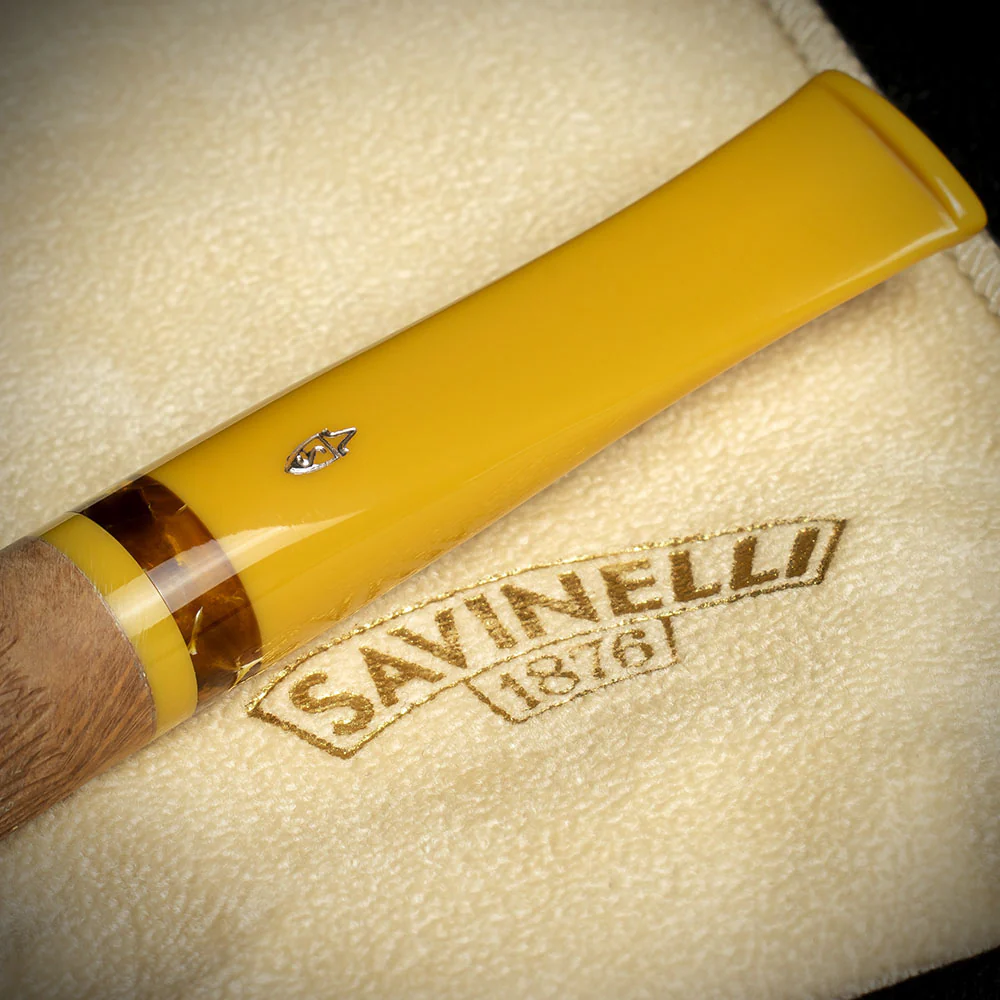 Savinelli Ghibli Rusticated Natural 207 - 6mm Briar Pipe - Image 6