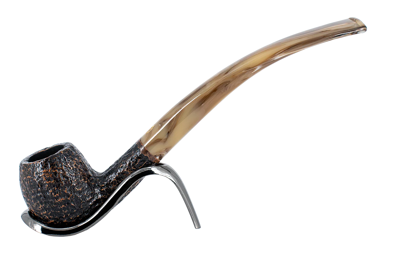 Savinelli Ginger's Favourite Rustic Brown Briar Pipe - 626 6mm