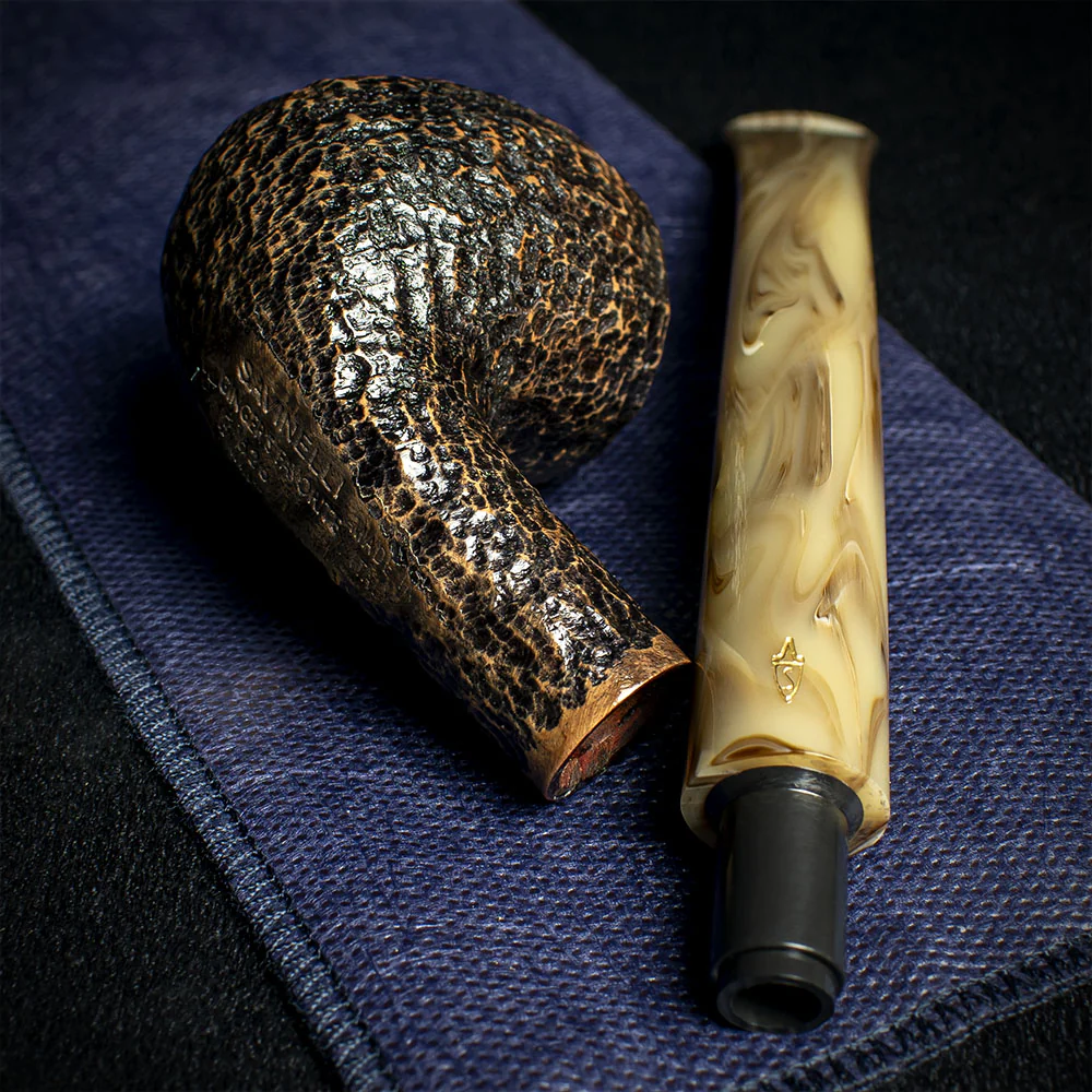 Savinelli Ginger's Favourite Rustic Brown Briar Pipe - 626 6mm - Image 4