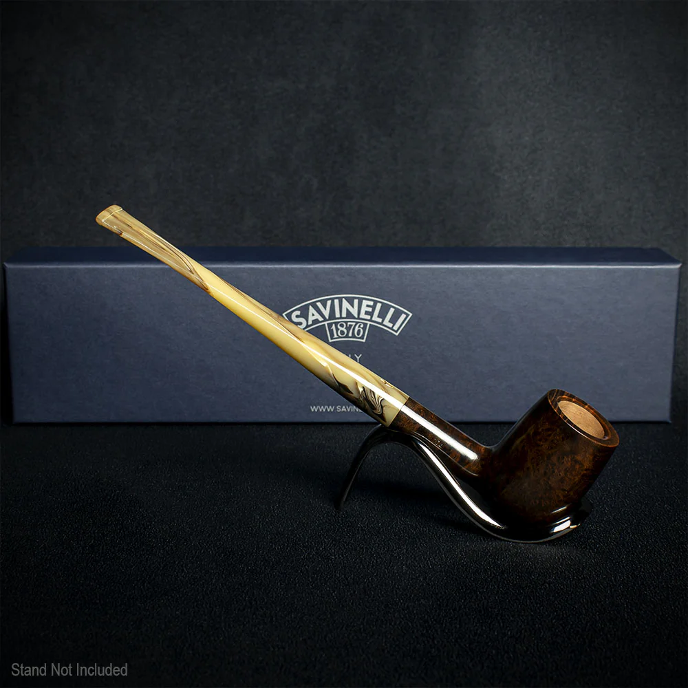 Savinelli Ginger's Favourite Smooth Brown Briar Pipe - 104 6mm - Image 3