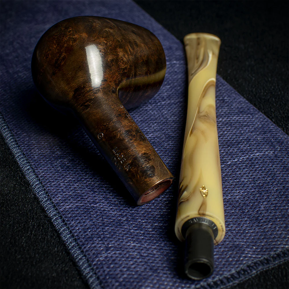 Savinelli Ginger's Favourite Smooth Brown Briar Pipe - 104 6mm - Image 4