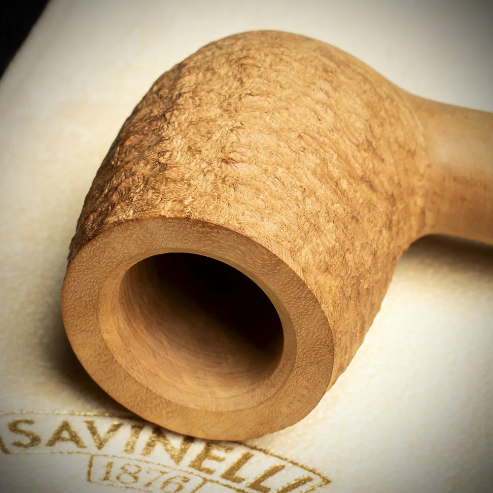 Savinelli Granola Rusticated 127 - 6mm Briar Pipe - Image 5