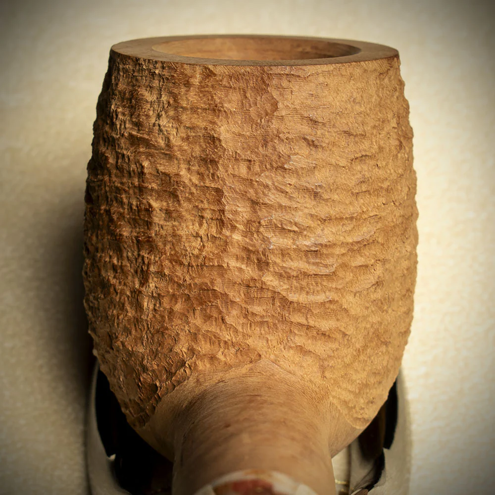 Savinelli Granola Rusticated 127 - 6mm Briar Pipe - Image 7