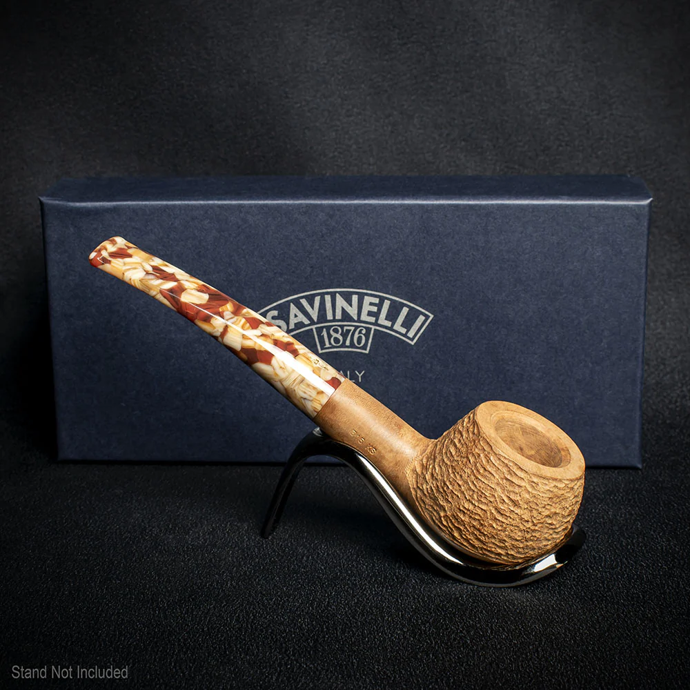 Savinelli Granola Rusticated 315 - 6mm Briar Pipe - Image 3