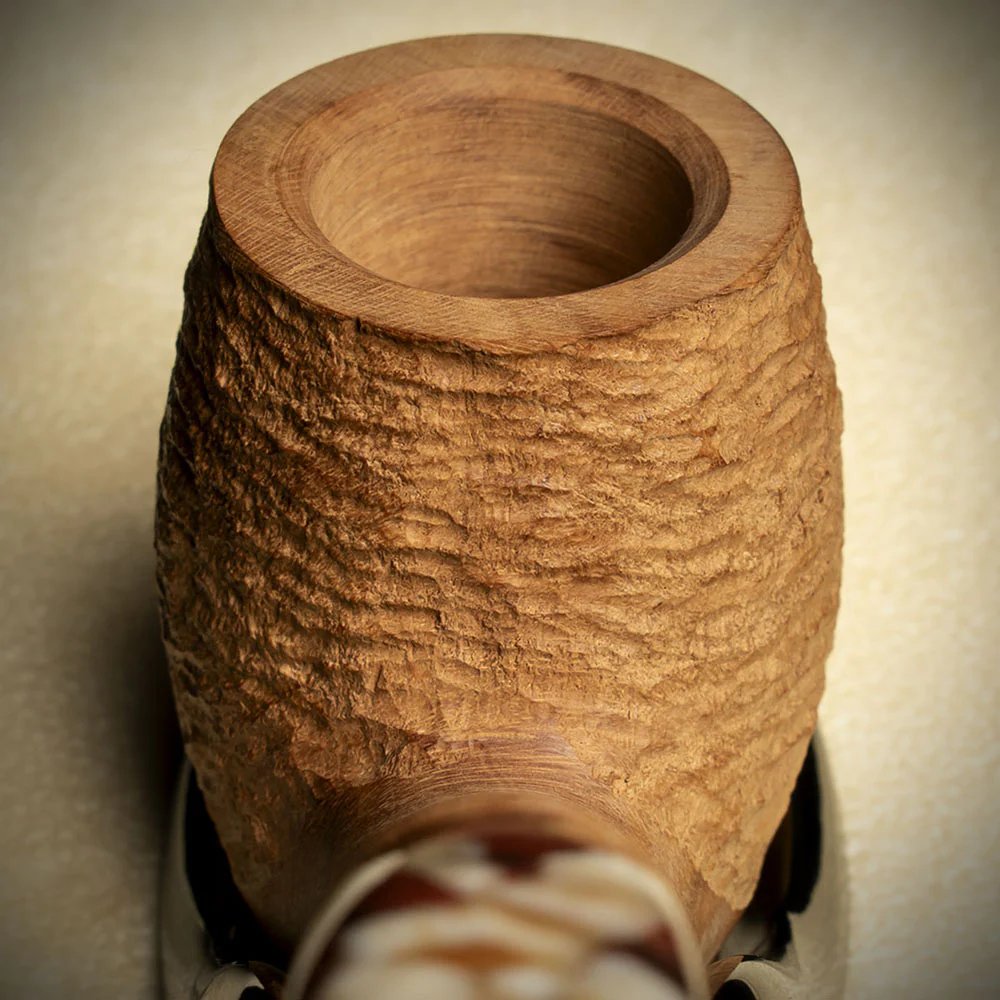 Savinelli Granola Rusticated 601 - 6mm Briar Pipe - Image 7