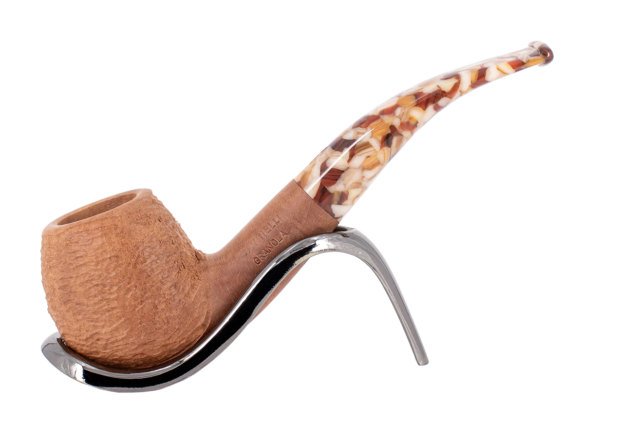Savinelli Granola Rusticated 626 - 6mm Briar Pipe