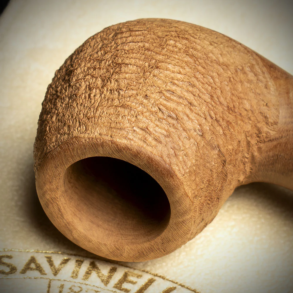Savinelli Granola Rusticated 626 - 6mm Briar Pipe - Image 5