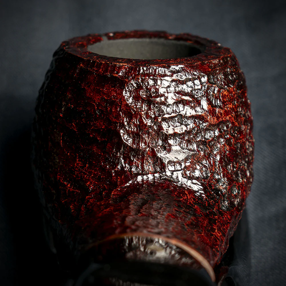 Savinelli Lollo Rusticated Brown (Marrone) 01 - 6mm Briar Pipe - Image 7