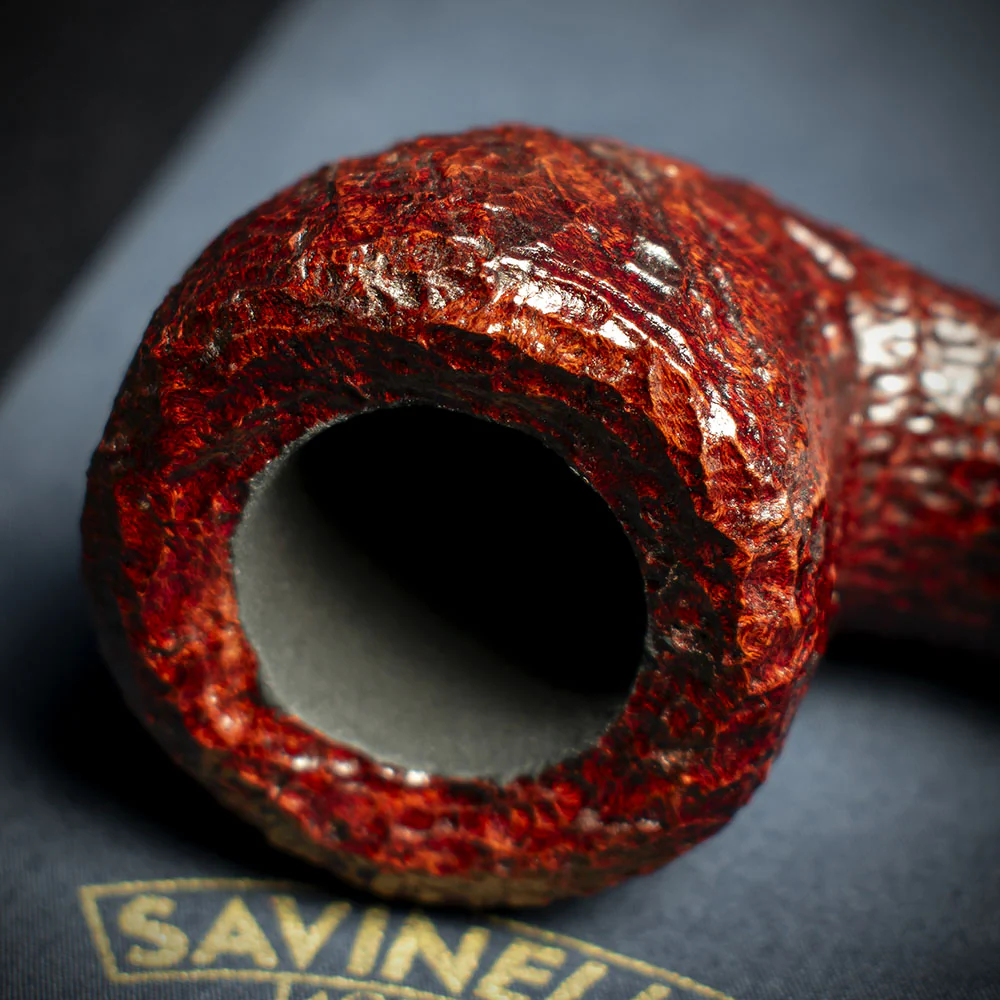 Savinelli Lunaria Rustic Briar Smoking Pipe - Shape 316KS 6mm - Image 5