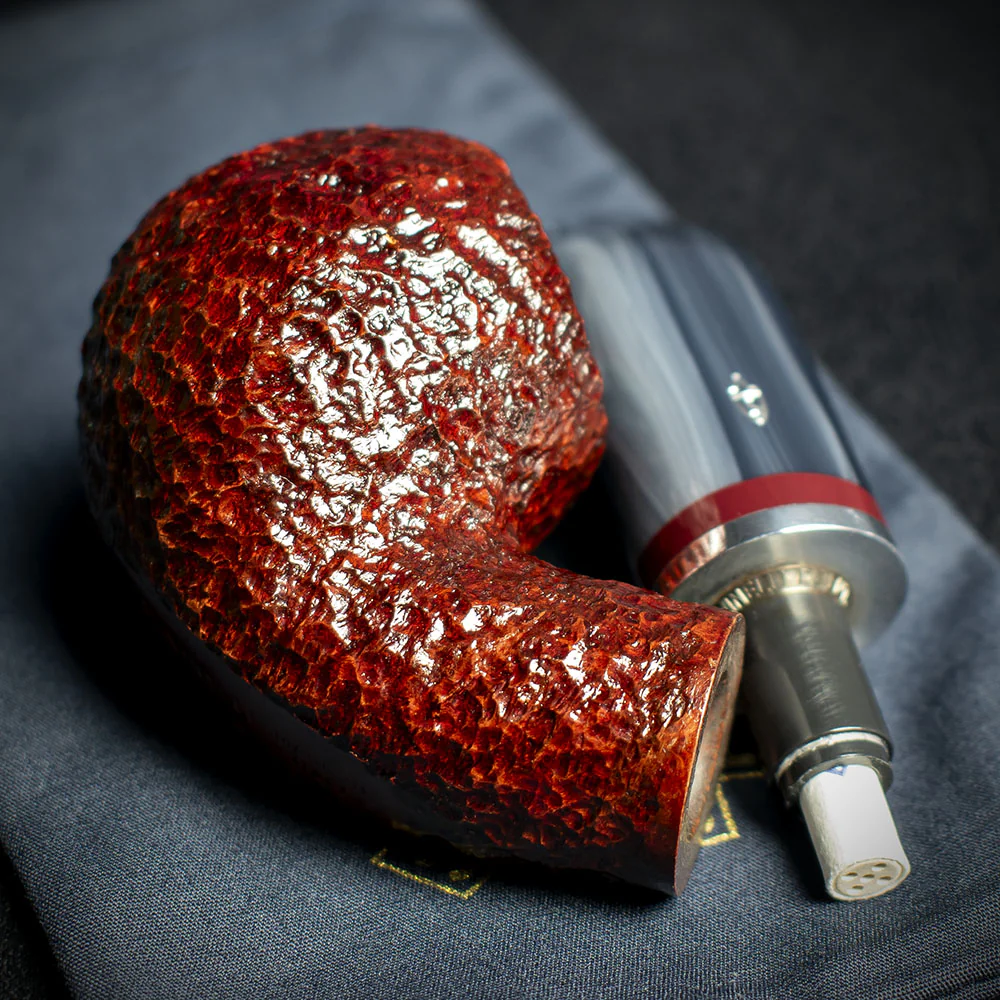Savinelli Lunaria Rustic Briar Smoking Pipe - Shape 642 6mm - Image 4